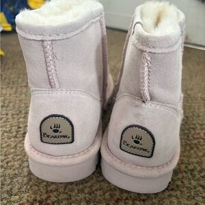 BearPaw Light Pink Suede Boots